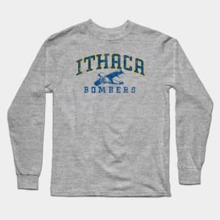 Ithaca Bombers Retro Logo Long Sleeve T-Shirt